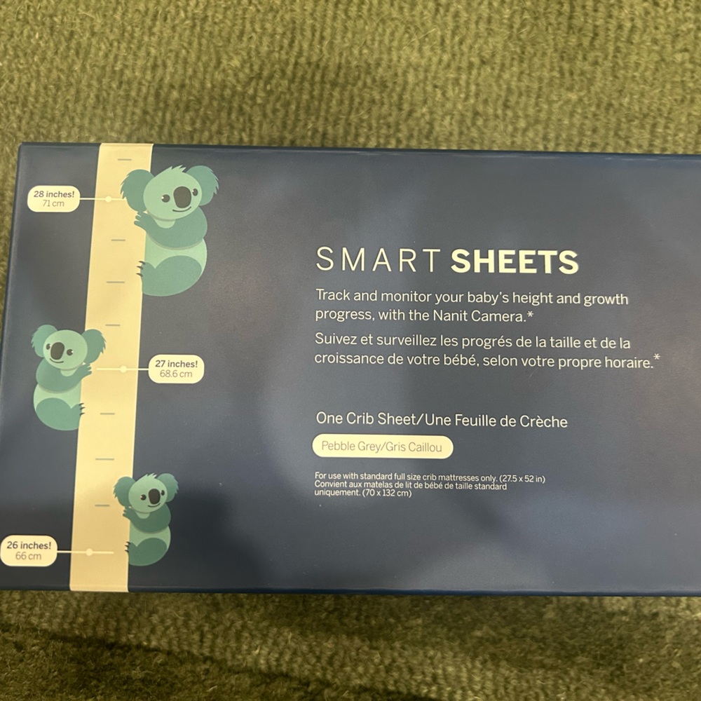 Nanit Smart sheets - Grey